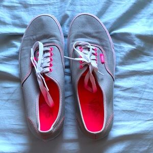 Vans Pink & Gray Shoes